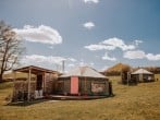 Yurt exterior Yurt exterior